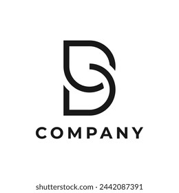 Modern and unique letter B initials logo design