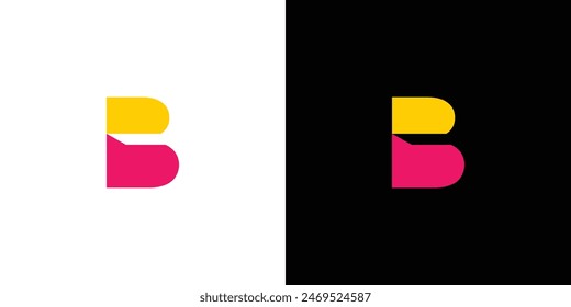 Modernes und einzigartiges Buchstaben-B-Logo-Design