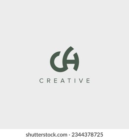 Modern unique letter DA AD logo design template - vector.