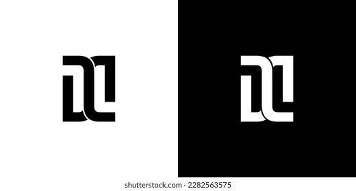 modern and unique letter DC initials logo design