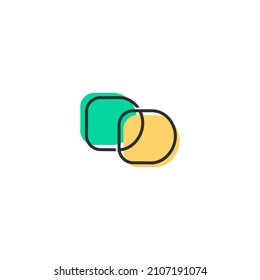 Modern and Unique Letter DD Based Letter Icon Logo