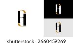 Modern and Unique letter H initials logo design