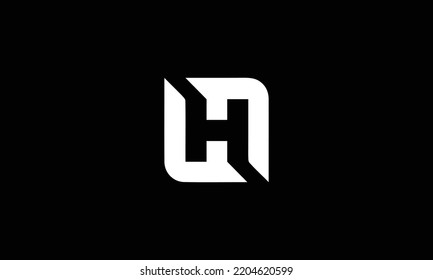  modern and unique letter H initials logo design 