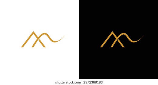 modern and unique letter M initials logo design 2