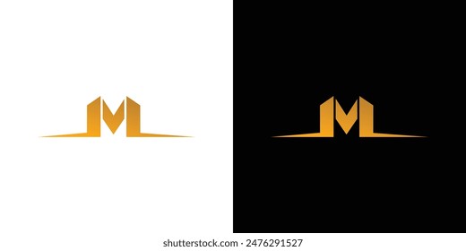 Modern and Unique letter M initials logo design 2