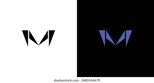 Modern and Unique letter M initials logo design