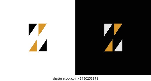 Modernes und einzigartiges Logo-Design mit Buchstaben N