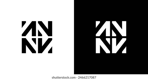 Modern and Unique letter N initials logo design