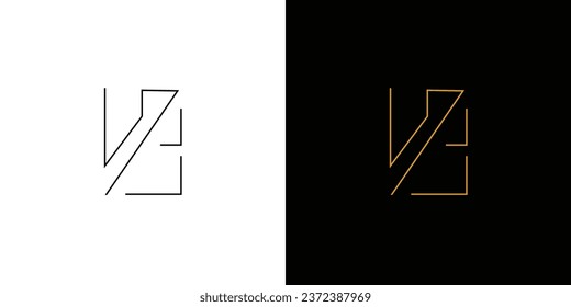 modern and unique letter NA initials logo design