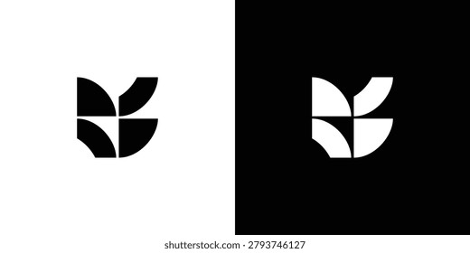 Modern and unique letter RR initials logo design