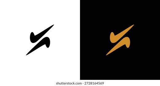 Modern and unique letter S initials logo design