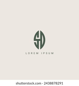 Modern unique letter SD DS logo icon design template elements