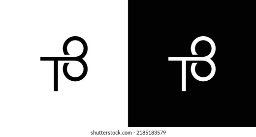 Modern and unique letter T8 initials logo design