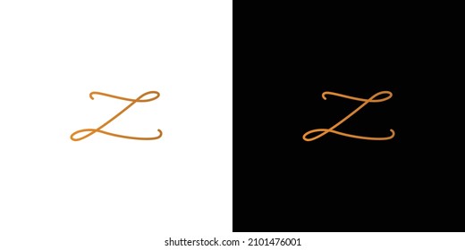 Modern and unique letter Z initials logo design 3