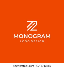 Modern and unique letter Z logo on dark background.
EPS10, Vector.