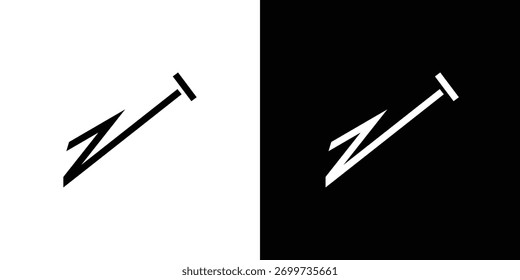 Modern and unique letter ZH initials logo design	