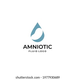 Modern and unique logo about amniotic fluid and uterus.
EPS10, Vector.