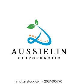 A modern and unique logo about chiropractic and the letter A.
EPS 10, Vector.