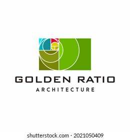 A modern and unique logo about the golden ratio.
EPS 10, Vector.