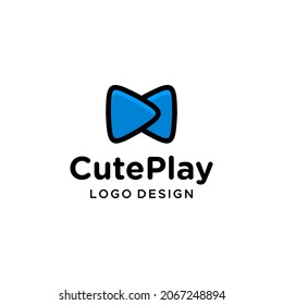 A modern and unique logo about the play button symbol.
EPS 10, Vector.