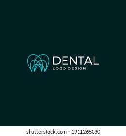 Modern and unique logo about teeth, dental with geometric lines.
EPS 10, Vector.
