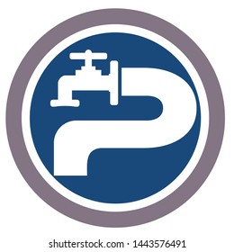 modern and unique logo design with inner water symbol