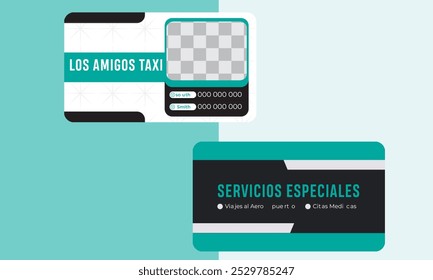 Modern and unique Minimal Individual Business Card Layout