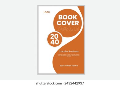 modern unique new idea creative book cover design.