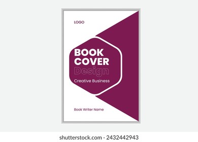 modern unique new idea creative book cover design.