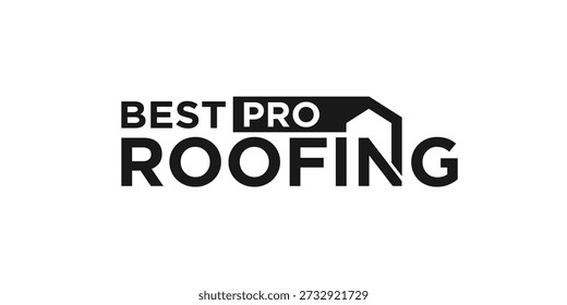  Design moderno e único do logotipo pro roofing