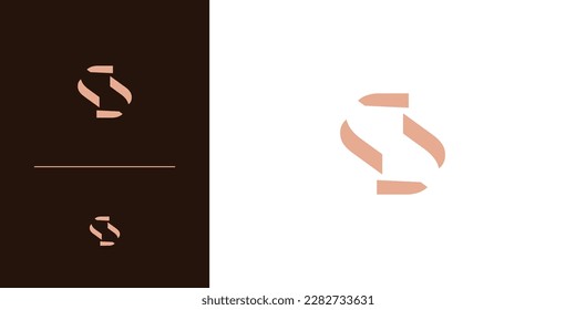 Modern and unique S logo design 7