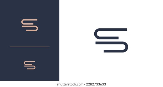 Modern and unique S logo design 6