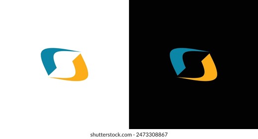 Modern and unique S logo design
