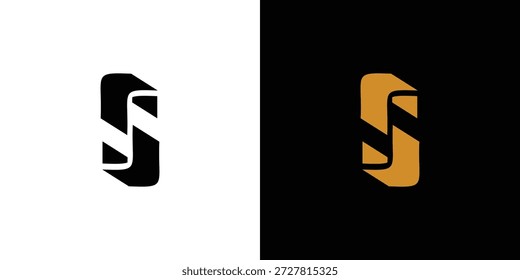 Modernes und einzigartiges S Logo Design