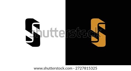 Modern and unique S logo design