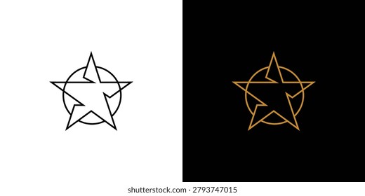 Modern and unique Star logo design