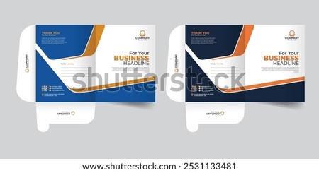 Modern and unique stylish corporate file folder design, Unique real estate File Cases.