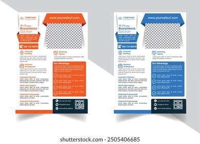 MODERN UNIQUE TRENDY FLYER DESIGN TEMPLATE
