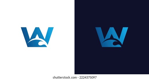 Modern and unique wave logo design 4