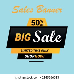 Banner exclusivo de ventas web moderno