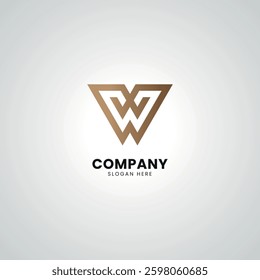 Modern Unique WW Lettermark Logo Design for Corporate Branding.