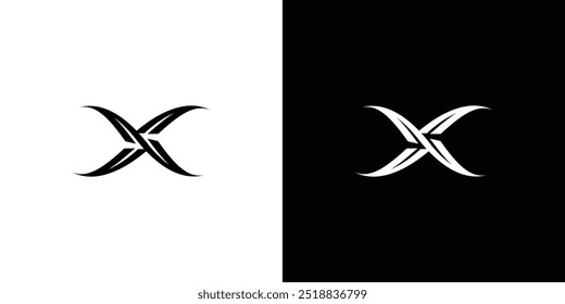 Modern and unique X logo design