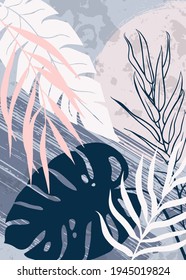 Modern universal art template. Abstract design. Vector illustration.