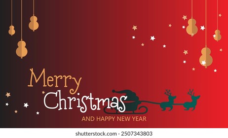 Modern universal artistic template, merry christmas invitation greeting card for corporate holiday, abstract frame and background design, vector illustration.