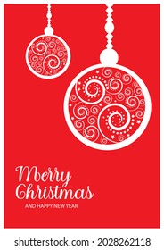 Modern universal artistic templates. Merry Christmas Corporate Holiday cards and invitations. Floral frames and backgrounds design. Vector illustration.