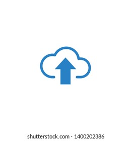 Modern Upload Button Icon For All storage business technology company with luxury high end look
