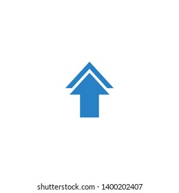 Modern Upload Button Icon For All storage business technology company with luxury high end look
