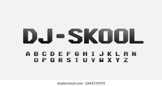 Modern Uppercase, Lowercase and Number. Lettering in style of Minimalism. Sans serif fonts regular concept. Vector and Illustration. Graphic design font source.
