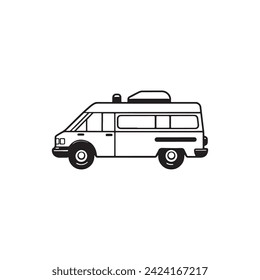 Modern urban adventure suv vehicle illustration