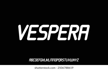 Modern urban alphabet fonts. Typography, abstract technology, fashion, digital, future creative logo font. vector illustration
